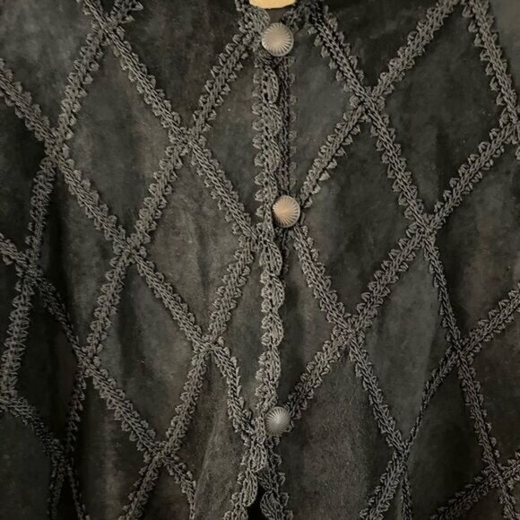 Doubled D ranch leather patch work jacket - Picture 6 of 6